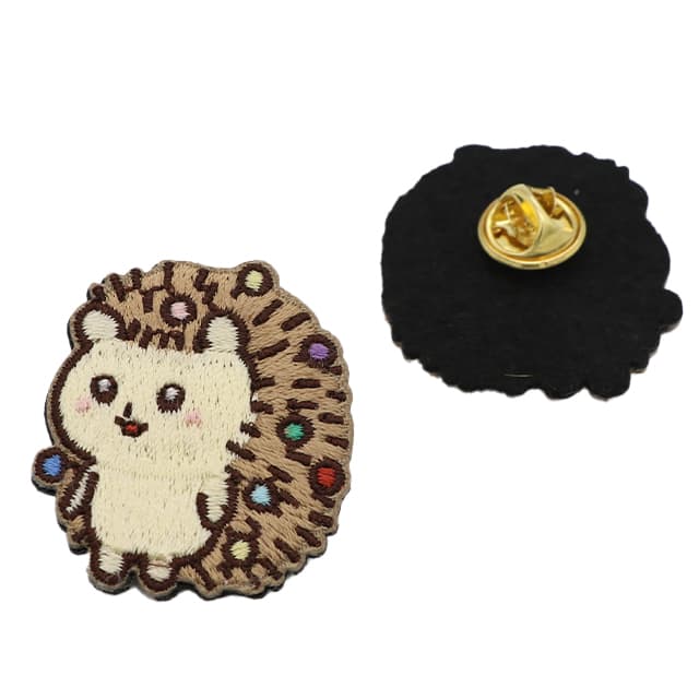 刺繍ピンバッジを20個から製作